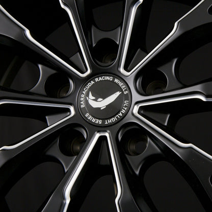 Barracuda Project 3.0 mattblack PureSports gefräst Alufelge 8.5x19 Zoll ET23 LK 5x112 ML73.1 – Bild 8