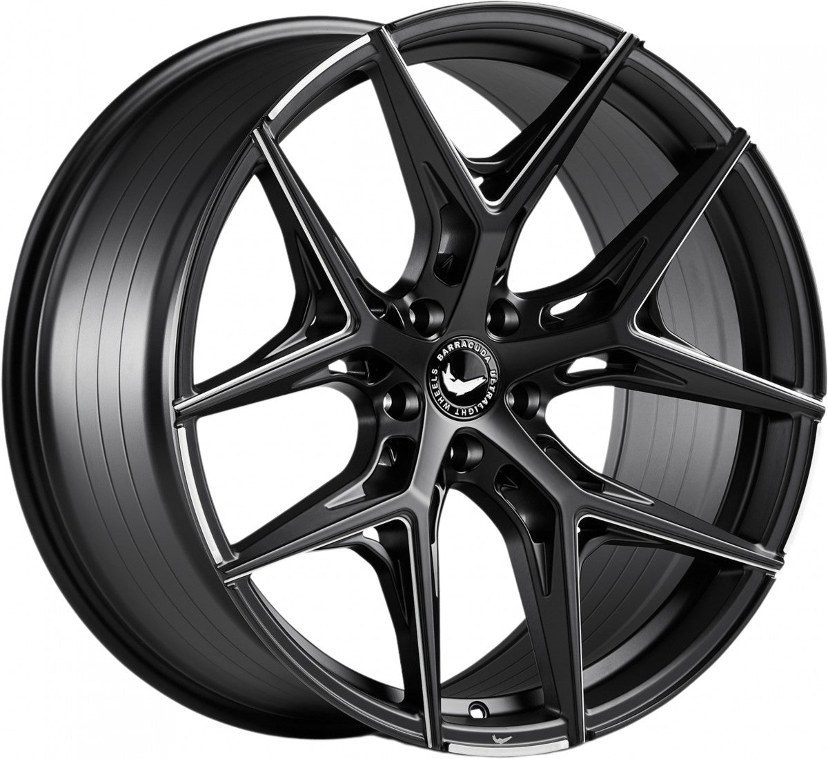 Barracuda Razzer mattblack PureSports gefräst 9.5x21 ET33 - LK5/114.3 ML73.1