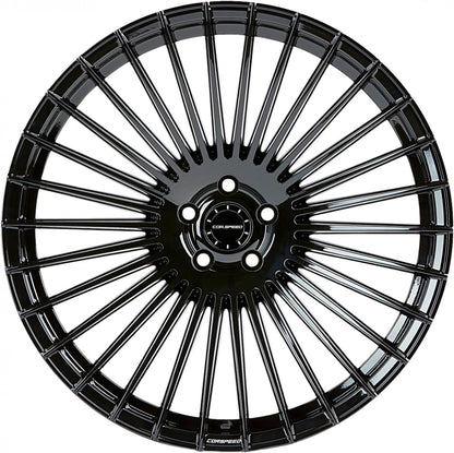 Corspeed Atmos higloss-black 9.5x21 ET15 - LK5/112 ML73.1 – Bild 2