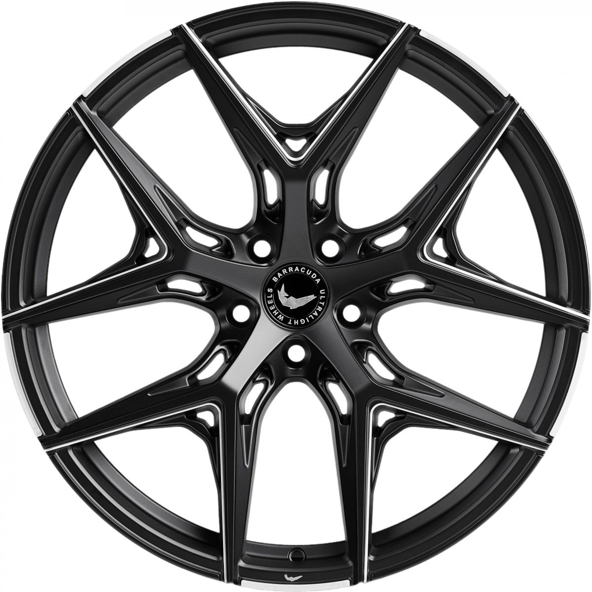 Barracuda Razzer mattblack PureSports gefräst 10x20 ET15 - LK5/112 ML73.1