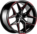 Barracuda Razzer flash red PureSports gefräst Alufelge 8.5x20 Zoll ET33 LK 5x112 ML73.1