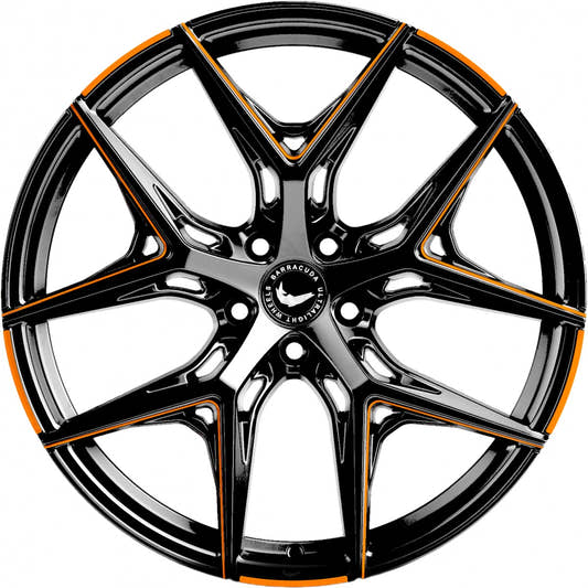 Barracuda Razzer flash orange PureSports gefräst 8.5x19 ET40 - LK5/108 ML73.1
