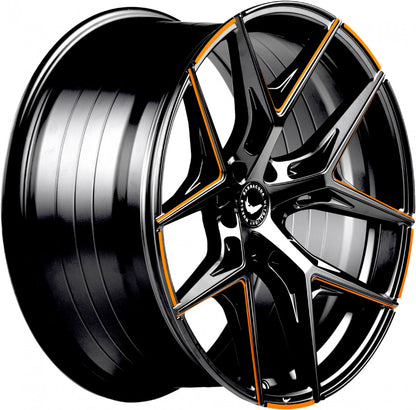 Barracuda Razzer flash orange PureSports gefräst 8.5x19 ET40 - LK5/108 ML73.1