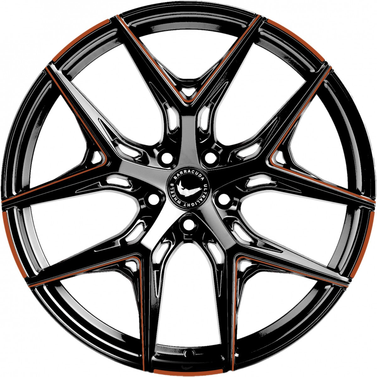 Barracuda Razzer flash copper PureSports gefräst Alufelge 8.5x20 Zoll ET43 LK 5x112 ML73.1 – Bild 2