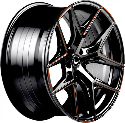 Barracuda Razzer flash copper PureSports gefräst Alufelge 8.5x20 Zoll ET43 LK 5x112 ML73.1 – Bild 3