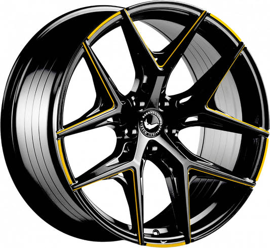 Barracuda Razzer flash yellowgold PureSports gefräst 8.5x19 ET35 - LK5/108 ML73.1
