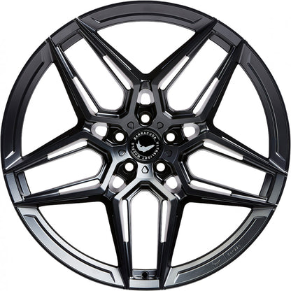Barracuda Senzzo mattblack PureSports 8.5x19 ET43 - LK5/114.3 ML73.1