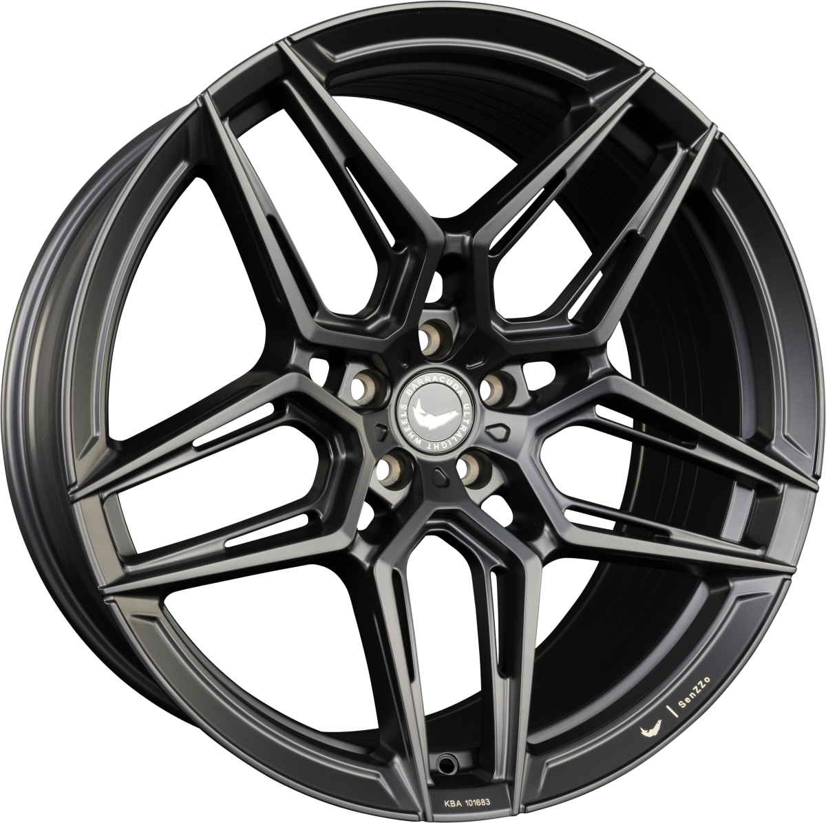 Barracuda Senzzo mattblack PureSports Alufelge 8.5x20 Zoll ET40 LK 5x114.3 ML73.1 – Bild 3
