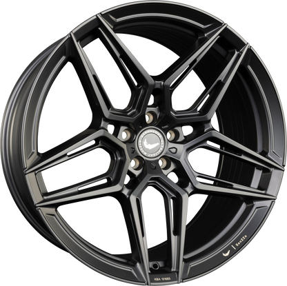 Barracuda Senzzo mattblack PureSports Alufelge 8.5x20 Zoll ET40 LK 5x114.3 ML73.1 – Bild 3
