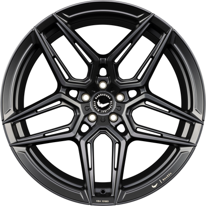 Barracuda Senzzo mattblack PureSports Alufelge 9x21 Zoll ET19 LK 5x112 ML73.1 – Bild 2