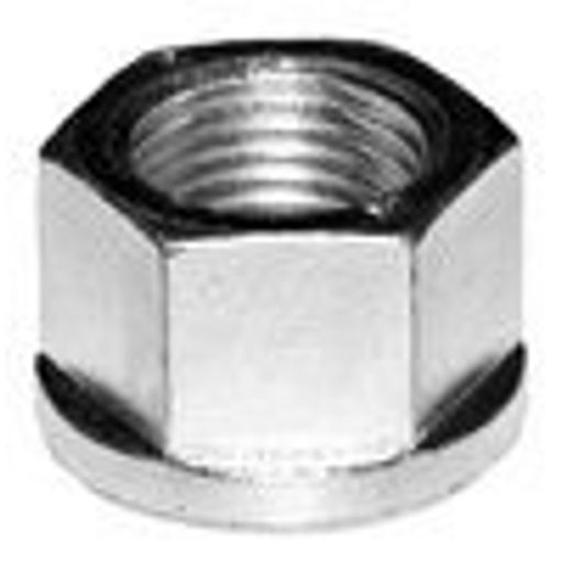 Neubauer LKW-301 - LKW + NFZ Radmutter Flachbund M14x1,5 Höhe 15mm, SW19mm, verzinkt 74361B