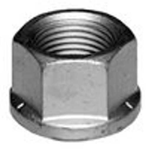 Neubauer LKW-302 - LKW + NFZ Radmutter Flachbund M16x1,5 Höhe 17mm, SW22mm, verzinkt 74361B