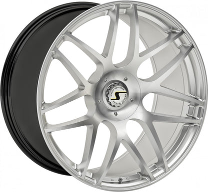 Schmidt REVOLUTION Gambit Highgloss Silber mit Centerlock Deckel Alufelge 11.5x22 Zoll ET43 LK 5x120 ML67.1