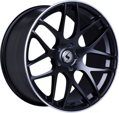 Schmidt REVOLUTION Gambit Satin Black Hornpoliert mit Softhorn Alufelge 9.5x22 Zoll ET39 LK 5x112 ML66.5