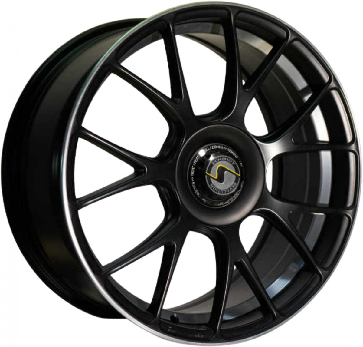 SchmidtRevolution Gambit satinblack hornpoliert/undercut Alufelge 8.5x19 Zoll ET32 LK 4x108 ML65
