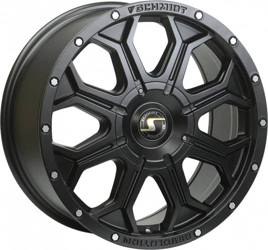 Schmidt REVOLUTION 18HDX Satin Black mit Softhorn Alufelge 8.5x18 Zoll ET49 LK 5x114.3 ML66.1