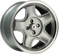SchmidtRevolution Retro-ML highgloss silber Alufelge 9x16 Zoll ET17 LK 4x100 ML57
