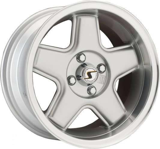 SchmidtRevolution Retro-ML highgloss silber poliert Alufelge 7x15 Zoll ET25 LK 4x100 ML57