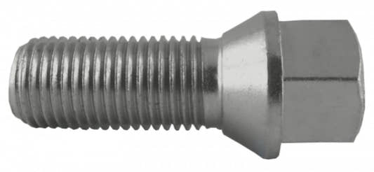 Jania Radschraube Kegelbund 60° M14x1,5x29 SW17 silber 20 Stk.