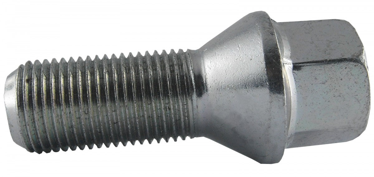 Jania Radschraube Kegelbund 60° M14x1,25x28 SW17 silber 20 Stk.