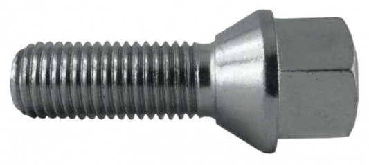 Jania Radschraube Kegelbund 60° M12x1,5x45 SW17 silber 20 Stk.