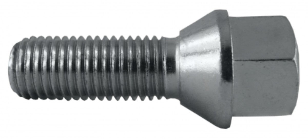 Jania Radschraube Kegelbund 60° M12x1,5x32 SW17 silber 20 Stk.