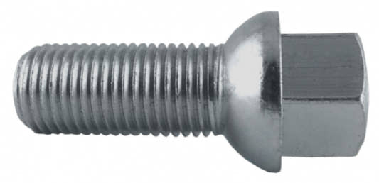 Jania Radschraube Kugelbund R12 M14x1,5x35 SW17 silber 20 Stk.