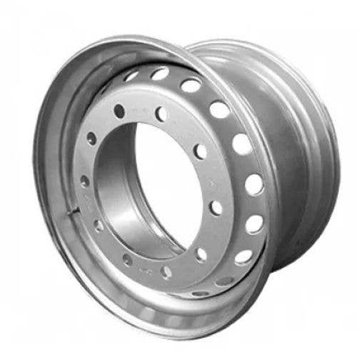 Talas Stahlfelge 11.75x22.5 Zoll 10/335/281,2 ET0 T-100070 M22 26 BMZ Silber Pulverbeschichtet