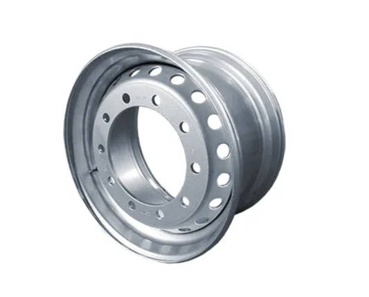 Talas Stahlfelge 11.75x22.5 Zoll 10/335/281 ET120 T-100071 M22 26 MZ Silber Pulverbeschichtet