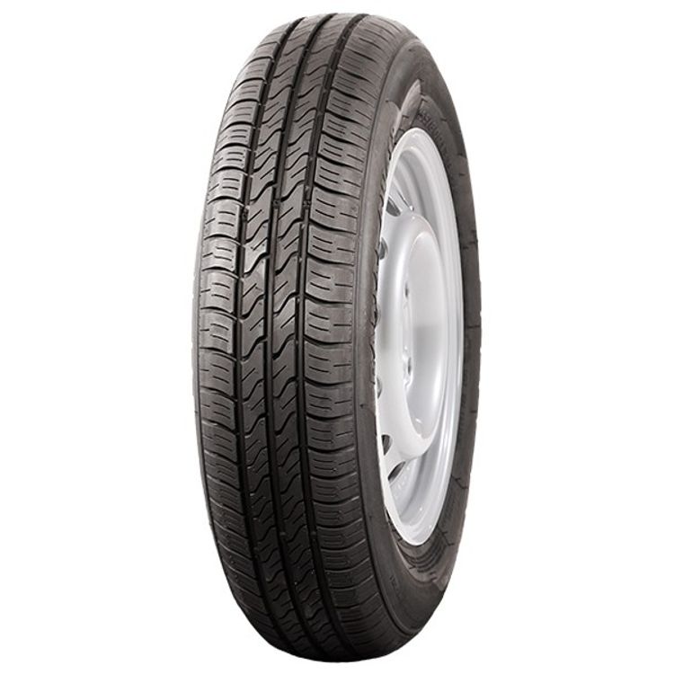 Security Komplettrad 155/80R13 84N XL AW418 auf Stahlfelge 13Jx4 4/98/58,5 ET30 Silber