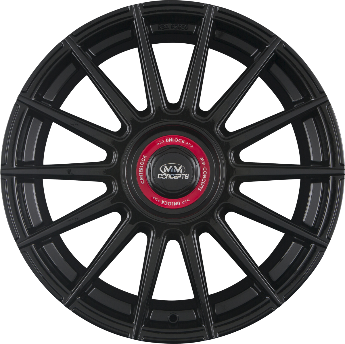 MM-Concepts MM04 Black Red Ring Alufelge 8x18 Zoll ET45 LK 5x108 ML72.6