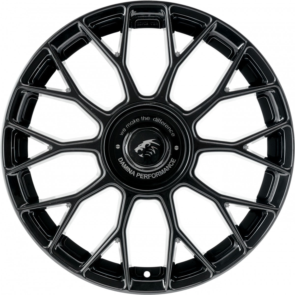 Damina Performance DM10 black - Inlay black 8.5x19 ET45 - LK5/112 ML72.6 – Bild 2