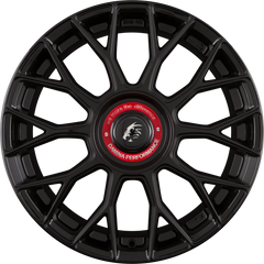 Damina Performance DM10 Black Red Ring Alufelge 8x18 Zoll ET30 LK 5x112 ML72.6
