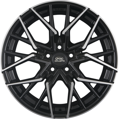 MM-Concepts MM06 Black Polished Alufelge 8.5x19 Zoll ET45 LK 5x112 ML66.6