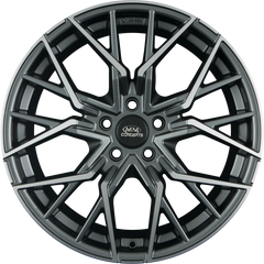 MM-Concepts MM06 Anthracite Polished Alufelge 8.5x19 Zoll ET25 LK 5x112 ML66.6