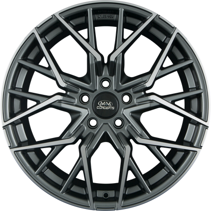 MM-Concepts MM06 Anthracite Polished Alufelge 8.5x19 Zoll ET25 LK 5x112 ML66.6