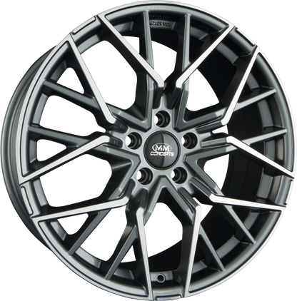 MM-Concepts MM06 Anthracite Polished Alufelge 8.5x19 Zoll ET45 LK 5x112 ML66.6 – Bild 2