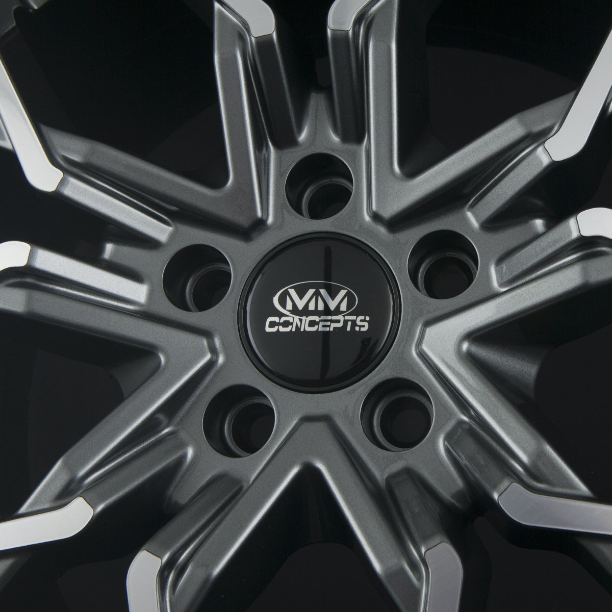 MM-Concepts MM06 Anthracite Polished Alufelge 8.5x19 Zoll ET45 LK 5x112 ML66.6 – Bild 5