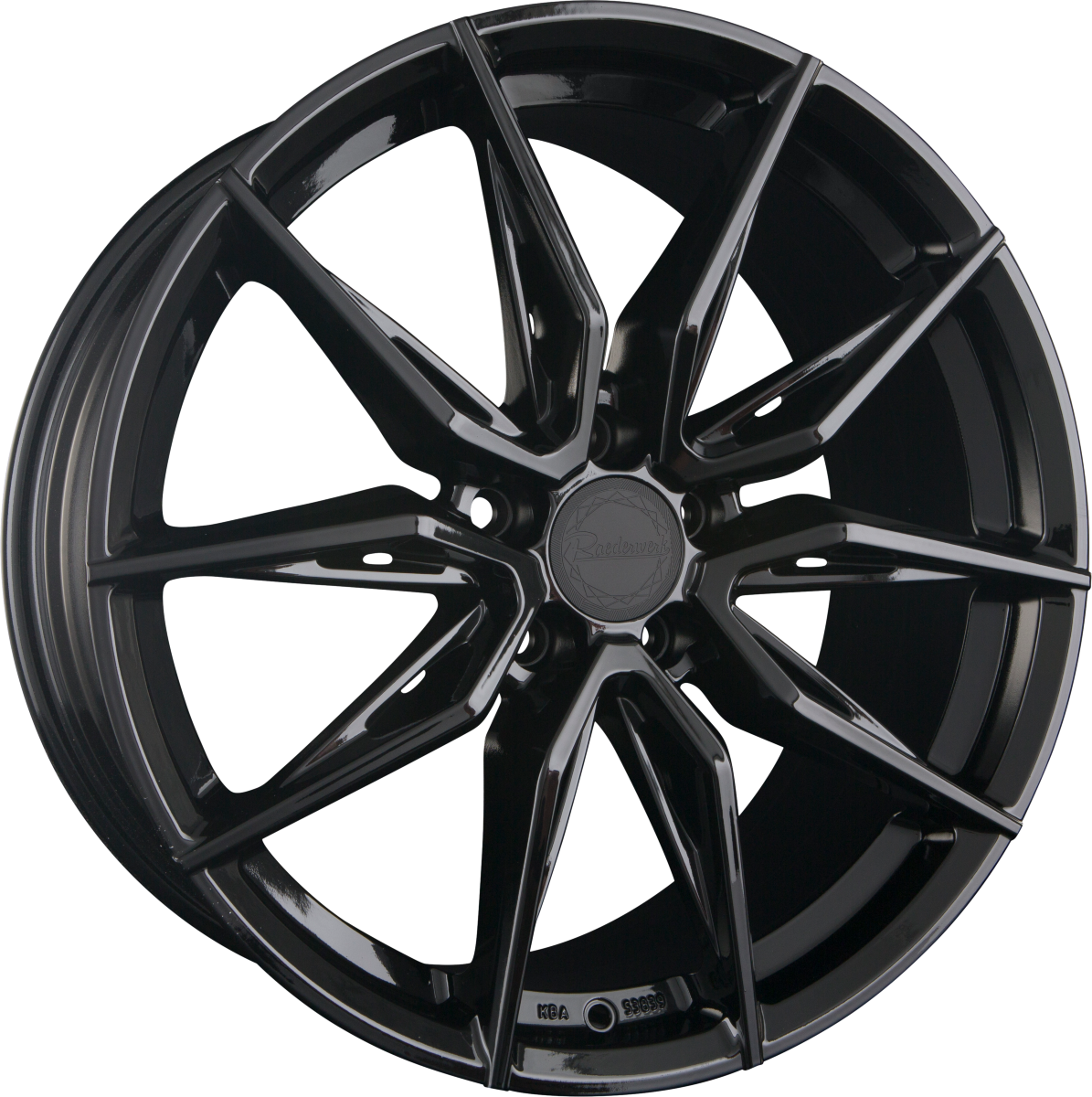 Raederwerk RW0.2 Black Alufelge 8.5x19 Zoll ET45 LK 5x112 ML66.6 – Bild 2