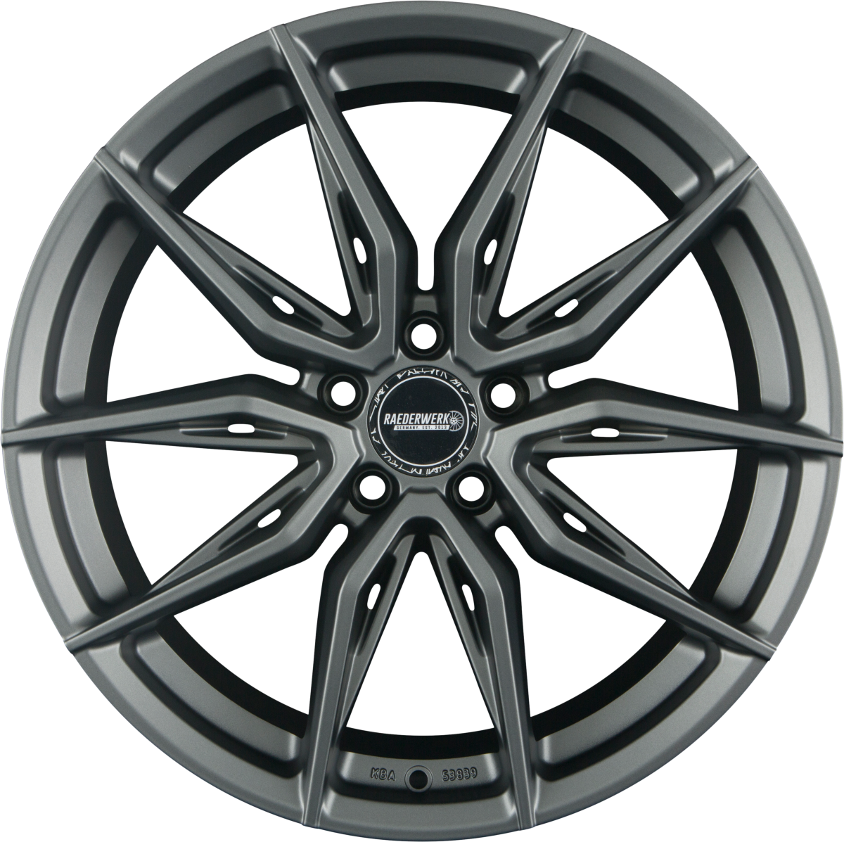 Raederwerk RW0.2 Grey Matt Alufelge 8.5x19 Zoll ET45 LK 5x112 ML66.6