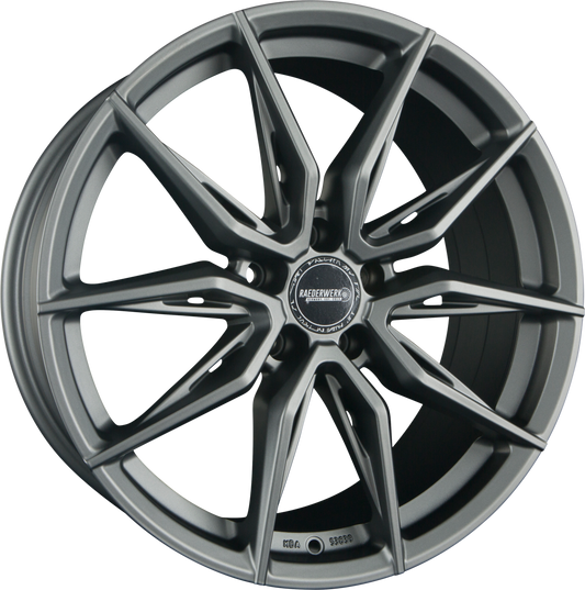 Raederwerk RW0.2 Grey Matt Alufelge 8.5x19 Zoll ET45 LK 5x112 ML66.6 – Bild 2