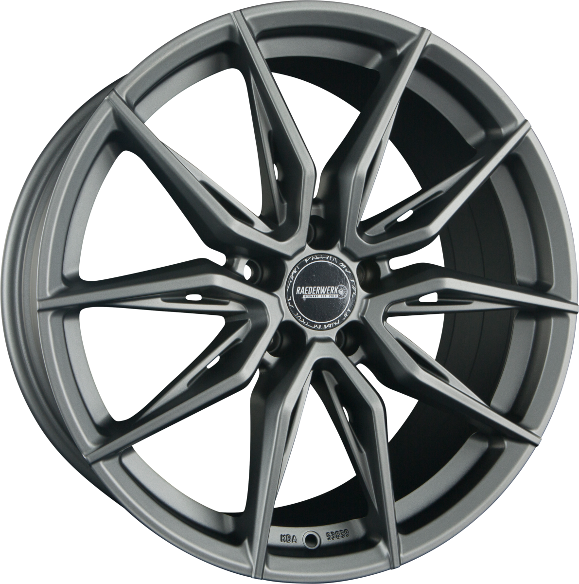 Raederwerk RW0.2 Grey Matt Alufelge 8.5x19 Zoll ET45 LK 5x112 ML66.6 – Bild 2