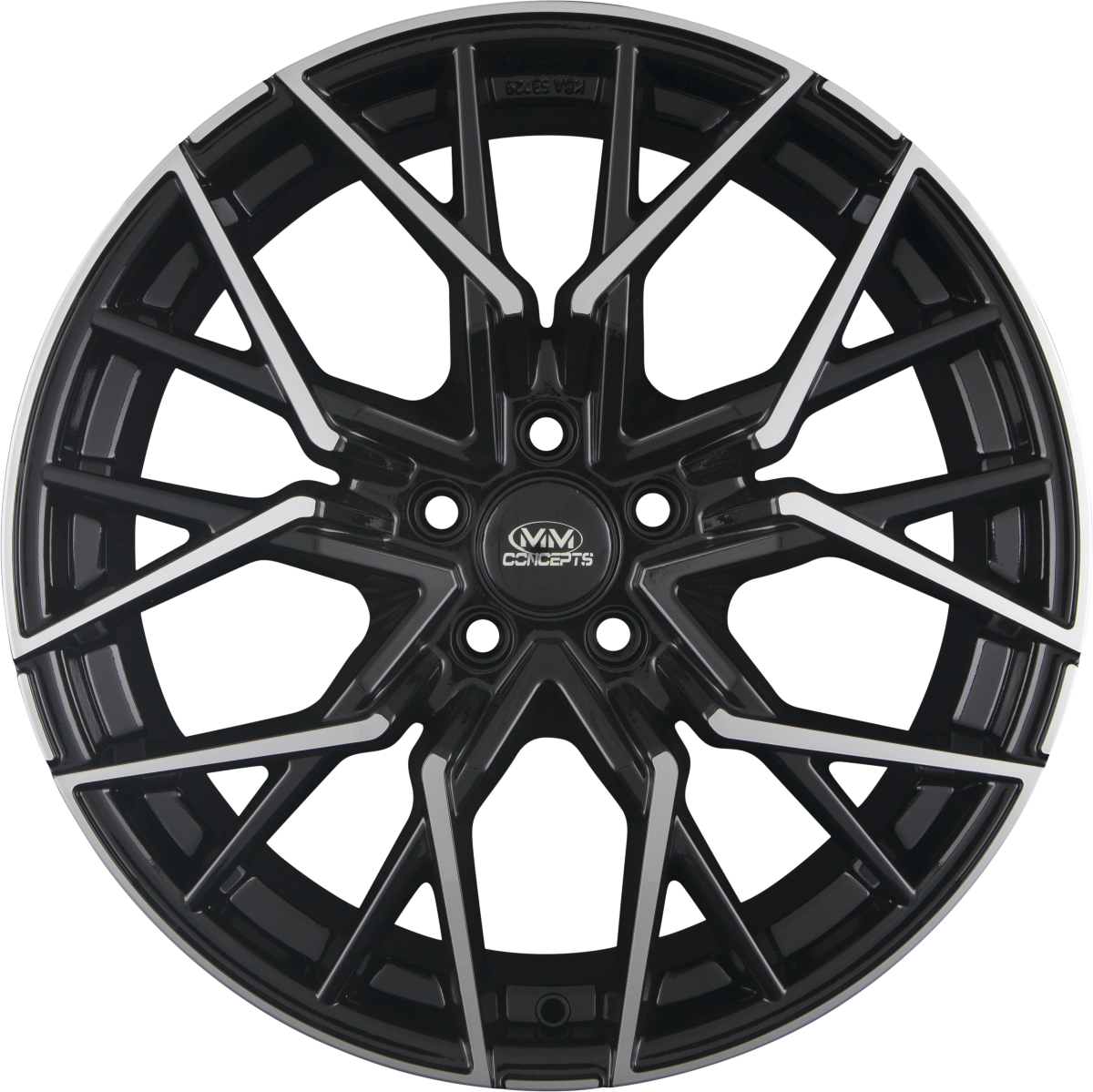 MM-Concepts MM06 Black Polished Alufelge 8x18 Zoll ET45 LK 5x112 ML66.6