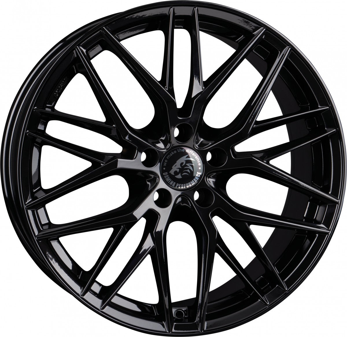 Damina Performance DM08 black 8.5x20 ET35 - LK5/120 ML72.6