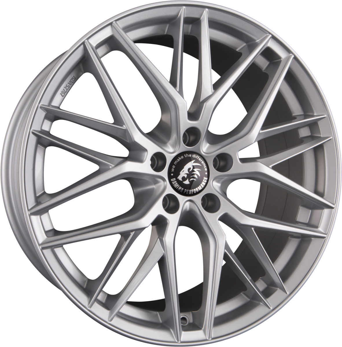 Damina Performance DM08 Silver Painted Alufelge 8.5x20 Zoll ET35 LK 5x112 ML66.6 – Bild 2