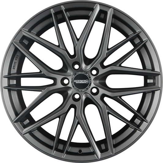 Raederwerk RW0.1 Grey Matt Alufelge 8.5x19 Zoll ET35 LK 5x120 ML72.6