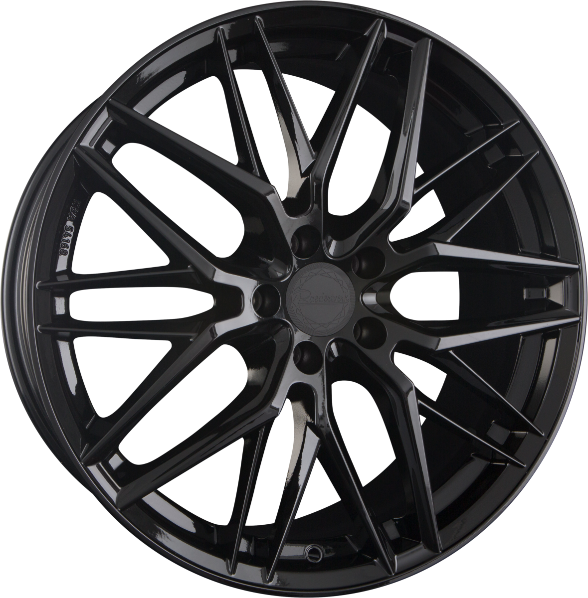 Raederwerk RW0.1 Black Painted Alufelge 8.5x20 Zoll ET35 LK 5x112 ML66.6 – Bild 2