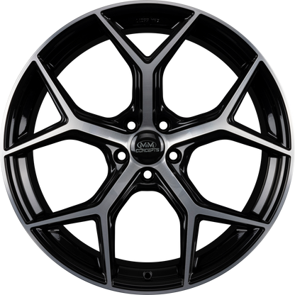 MM-Concepts MM08 Black Polished Alufelge 9x21 Zoll ET30 LK 5x112 ML66.6