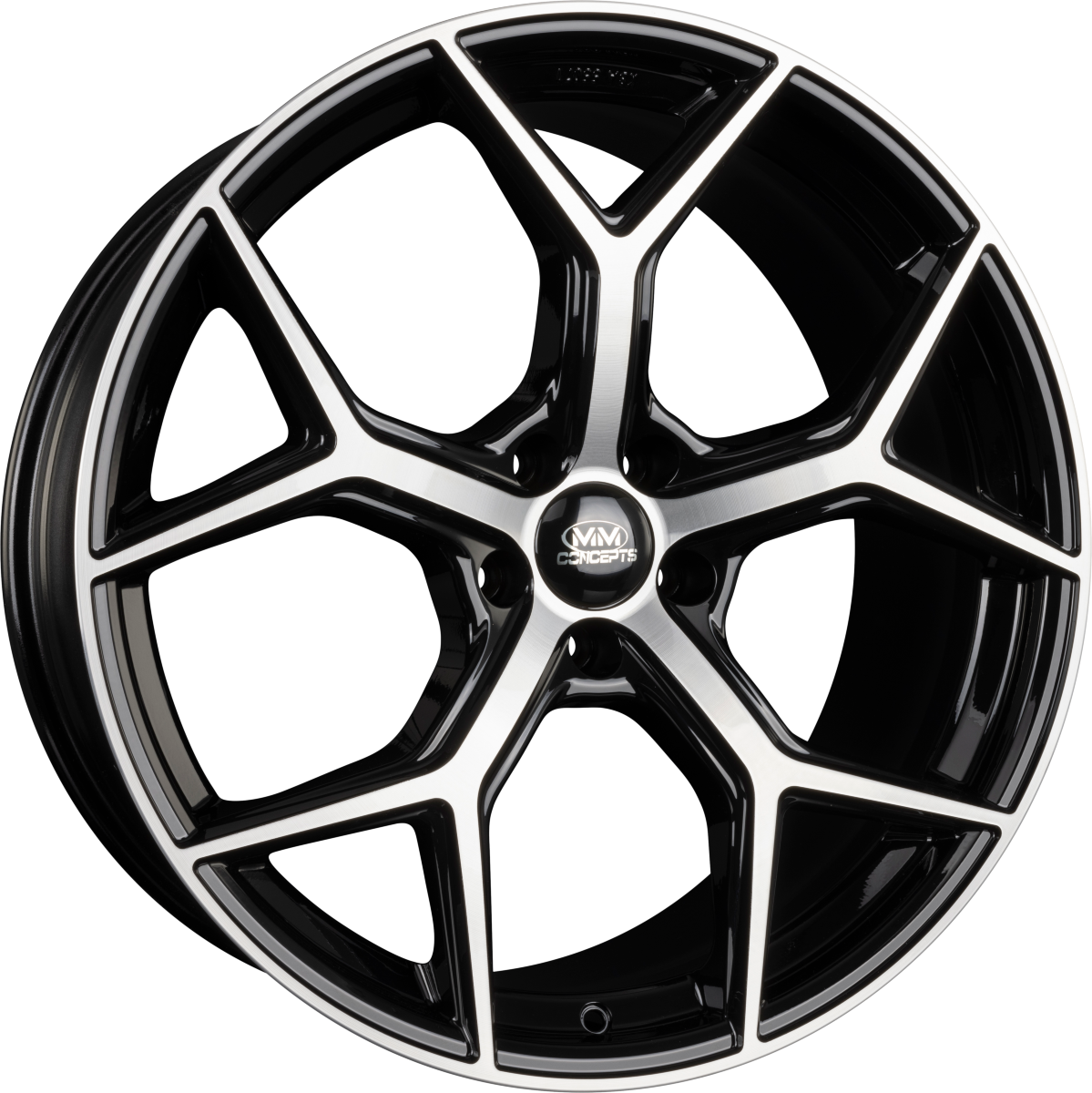 MM-Concepts MM08 Black Polished Alufelge 9x21 Zoll ET30 LK 5x112 ML66.6 – Bild 2