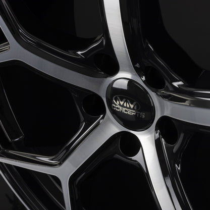 MM-Concepts MM08 Black Polished Alufelge 9x21 Zoll ET38 LK 5x112 ML66.6 – Bild 3